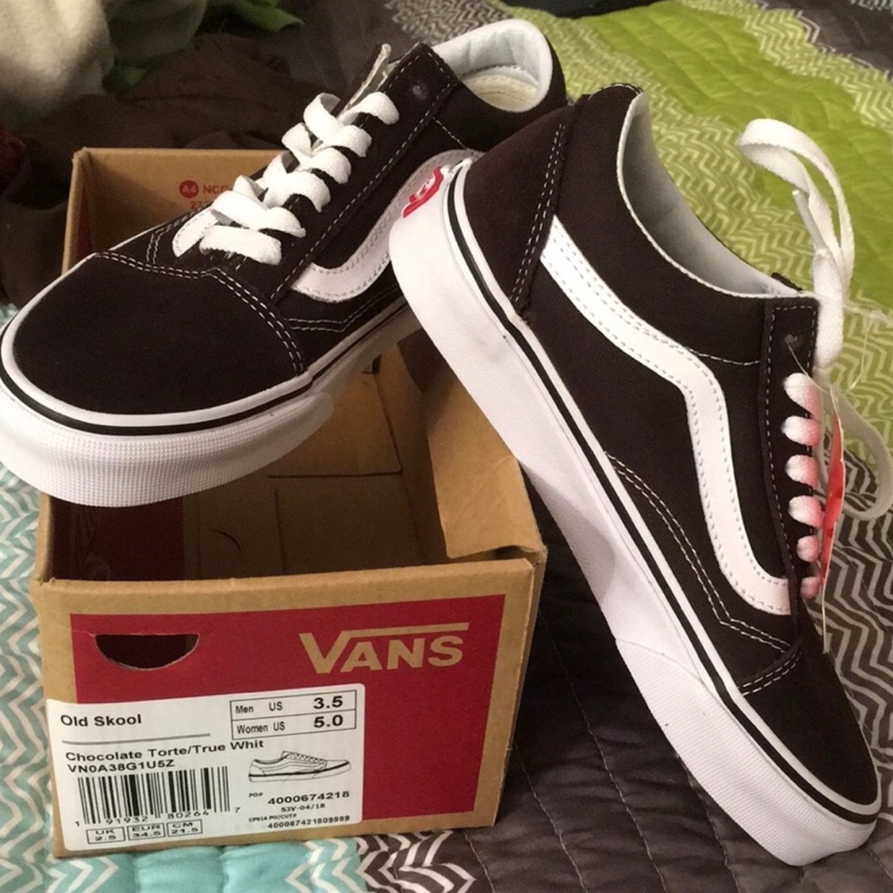 NIB Brown Old Skool Vans